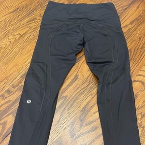 Black Lululemon Leggings Size 10
